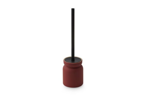 Toilet brush in stand EVIO Cusco 10.6x40.5x10.6 cm, Ceramic