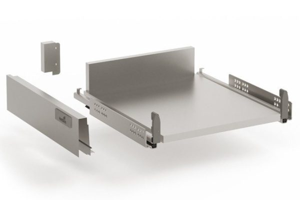 Low cabinet drawer with push to open full extension Hettich InnoTech 36.8x8.4x47 cm