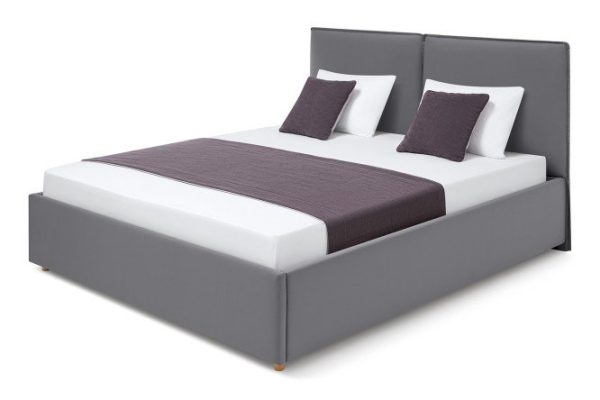 Emily's bed dark gray 160x200 cm