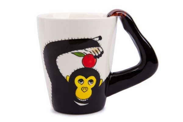Mug HOMIUM Kitchen Animals Monkey 400 ml, Ceramic