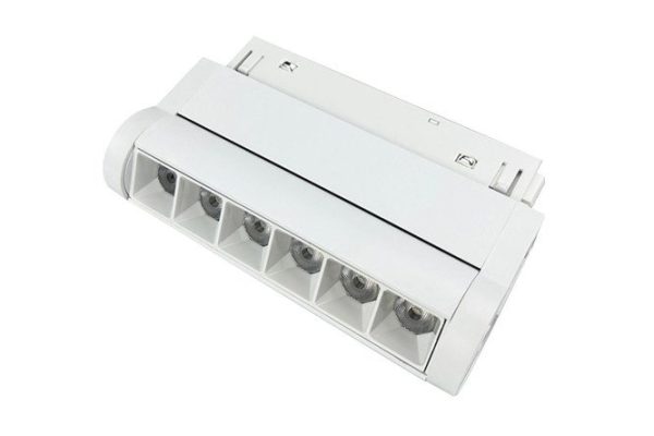 Magnetic rotating track lamp LED VITALUCE VT0200044 2 m², 12.5x7.5x3.3 cm, LED