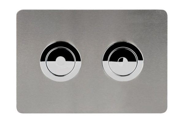 Flush key POINT Venus PN44072SB for pneumatic installation