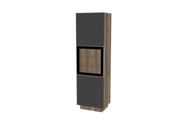 Floor-standing cabinet module MD Color 657 three-leaf