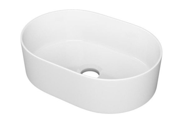 Overhead oval washbasin POINT Victoria 46 PN43062, white Overhead, 46x14x31 cm