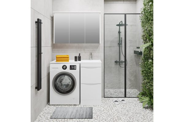 Bathroom furniture Orion, 45 white / left wing