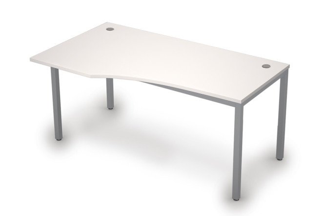 Left curved table Avance 160x75x90 cm