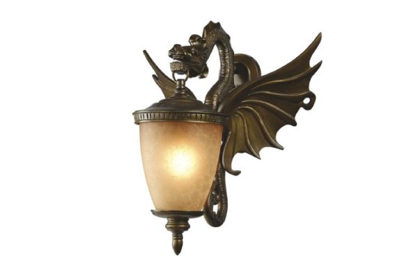 Outdoor lamp FAVOURITE Dragon Plank, 60 W, E27