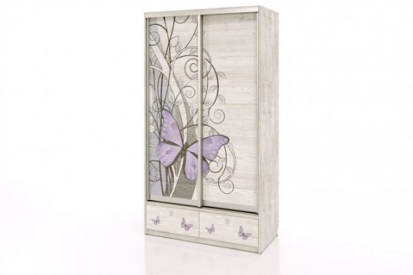 Sliding wardrobe 2-door Lady 122.6x224.9x60 cm