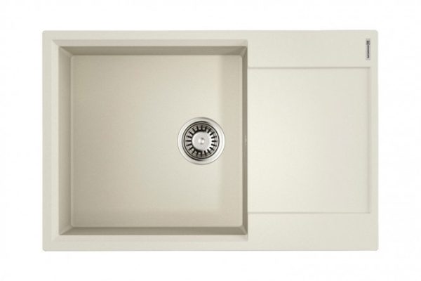 Inset sink with wing OMOIKIRI Daisen 78-LB-PA 4993688, pastille 78x51x19 cm