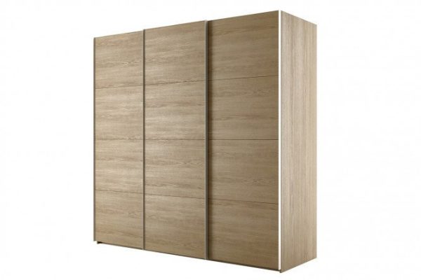 3-door wardrobe Comet 300x220 cm Bardolino oak