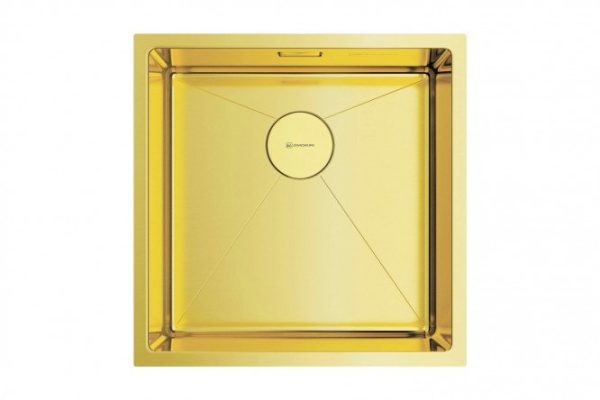 Inset sink OMOIKIRI Taki 44-U/IF-LG 4973520, light gold 44x44x20 cm