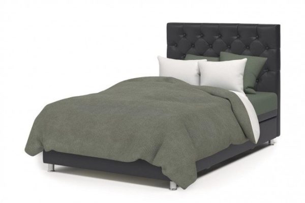 Ottoman with lifting mechanism Charmel color black, gray 100x198 cm