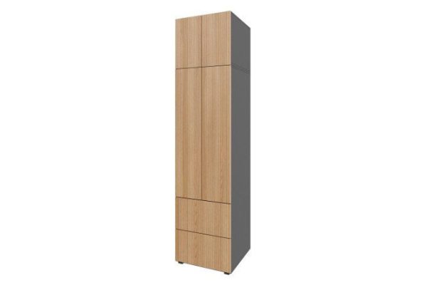 2272nn34mgvt6ncr49a259tw2ckdkw2z.jpg Children's wardrobe Oscar Amelie mini with mezzanine 60x244x56.6 cm