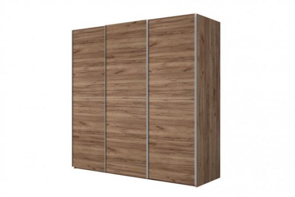 3-door wardrobe Comet 270x240 cm kraft oak tobacco