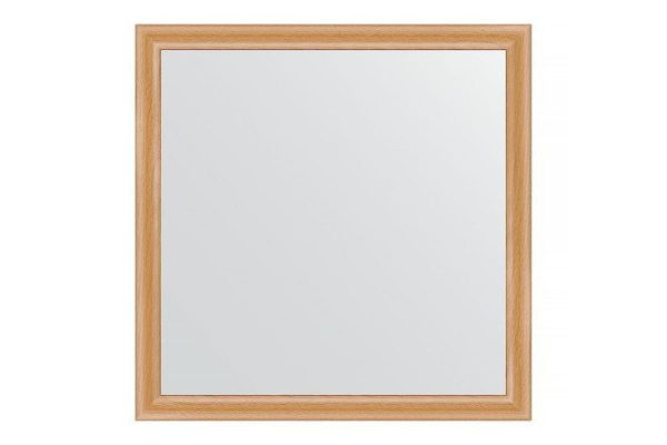 Wall mirror in a baguette frame EVOFORM maple 60x60 cm