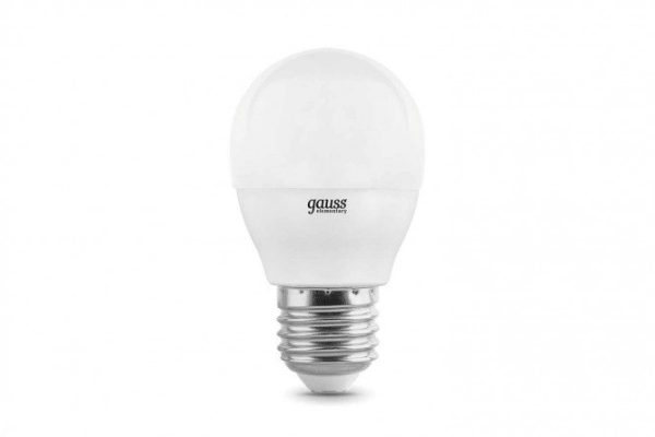 LED lamp Gauss Elementary 6W, E27, Cold