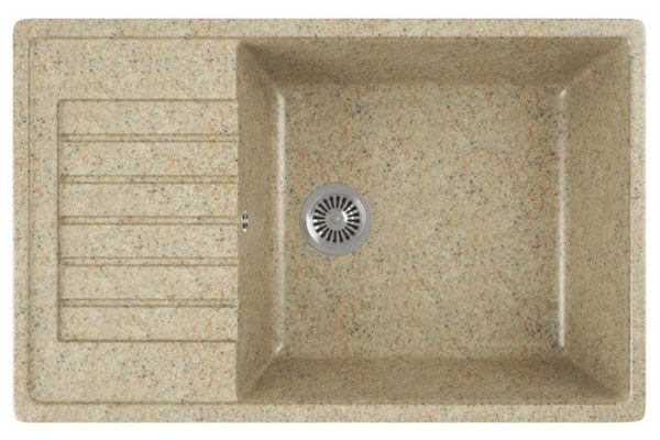 Inset sink with drainer GreenStone GRS-78L 302 50x78x18 cm