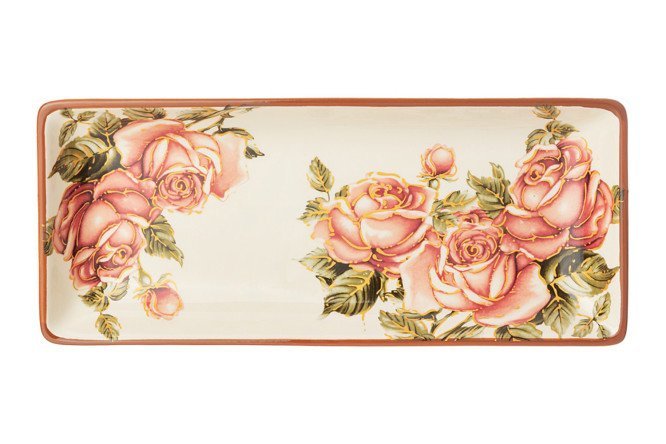 Dish Korean Rose Ceramics