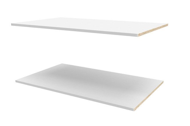 Set of shelves for Oscar frame 2 pcs. 100x58 cm, white