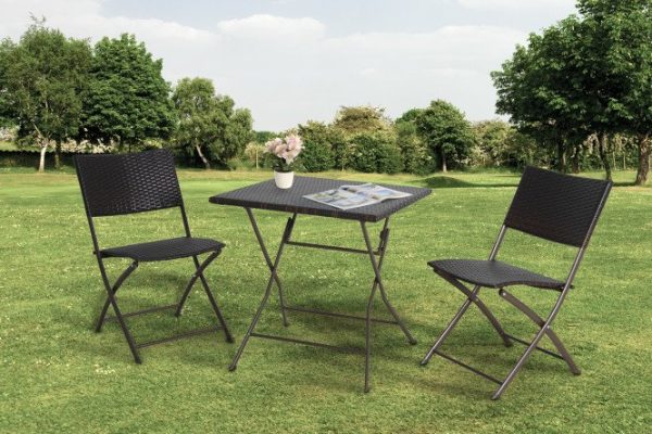 Helga garden furniture set black, brown