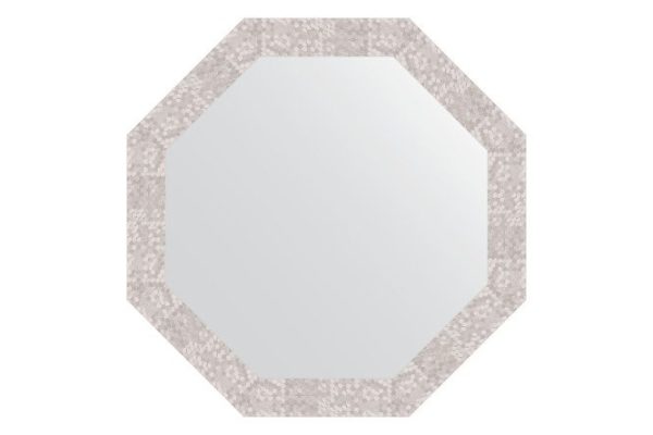 Wall mirror in a baguette frame EVOFORM Octagon BY 3747, aluminum honeycomb 73x73 cm