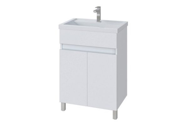 Floor stand Sanstar Quadro 203.1-1.4.1. 46.6 cm, frame color white, facade white