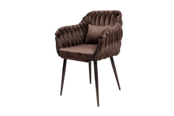 Chair with armrests Bentley glamor 62x87x57 cm