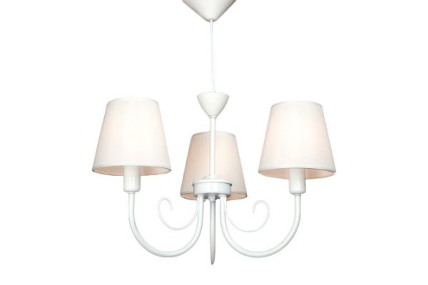 Chandelier VITALUCE Blanche 9 sq.m., 40x50x40 cm, E14