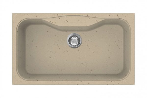 Inset sink OMOIKIRI Maru 86-CH 4993242, champagne 86x50x23 cm