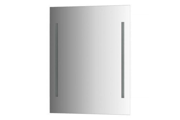 Wall mirror EVOFORM Ledline with 2 built-in LED lights, sensor, BY 2315 60x75 cm