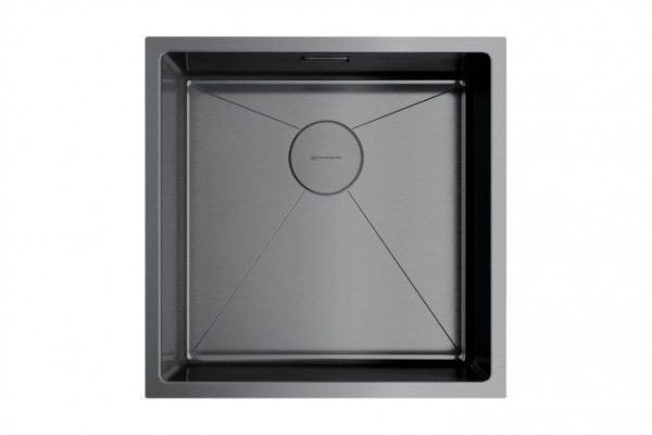Drop-in sink OMOIKIRI Taki 44-U/IF-GM 4973521, burnished steel 44x44x20 cm