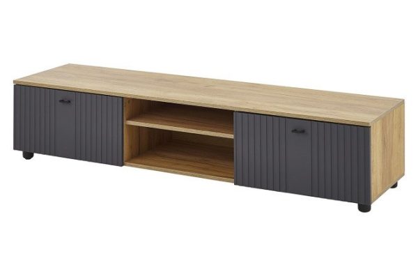 TV stand Barcelona with doors and niche