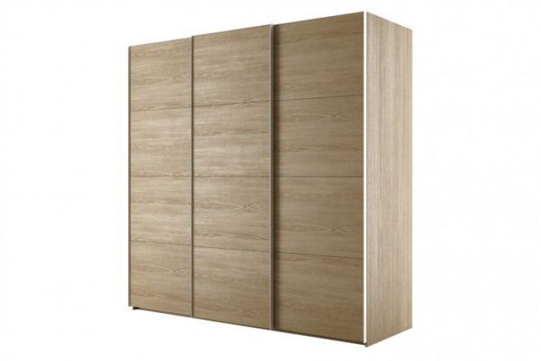 3-door wardrobe Comet 300x240 cm Bardolino oak