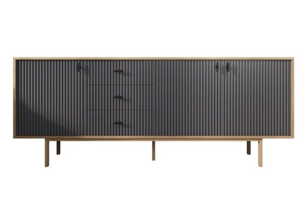 Emerson 3 Door 3 Drawer Dresser