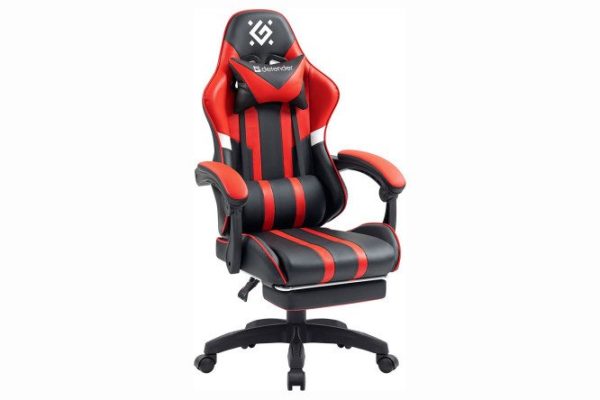 Gaming chair Colran with footrest