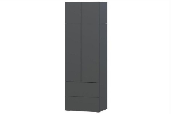 Wardrobe with mezzanine Oscar 80x244x56.6 cm