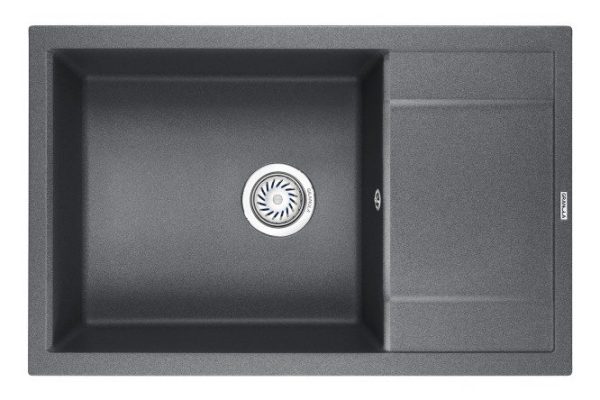 Inset sink with drainer GRANULA 7805 78x50x20 cm