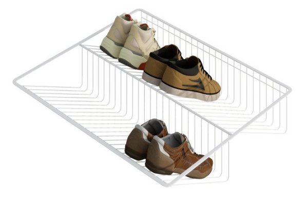 Retractable wire shoe rack for Oscar frame