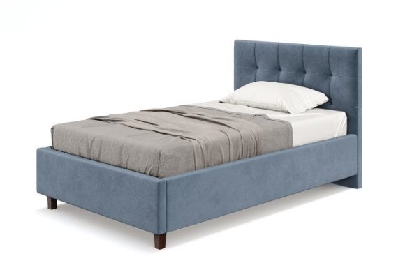 Bed with lifting mechanism Titan color dark gray 120x200 cm