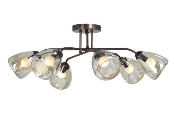 Chandelier VITALUCE V4954 18 sq.m., 75x28x75 cm, E14