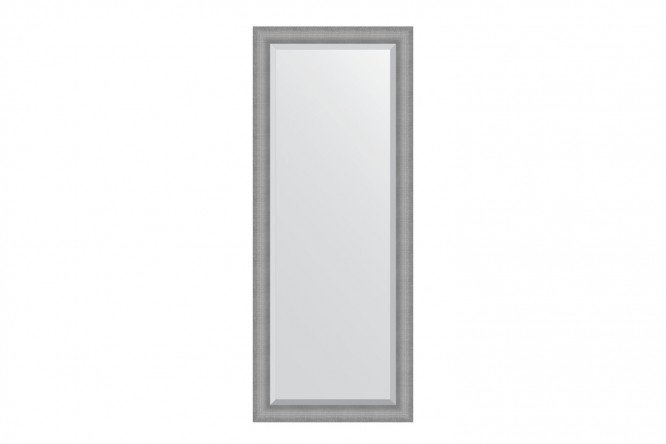 Floor mirror with bevel in a baguette frame EVOFORM BY 6187 silver chain mail 82x202 cm