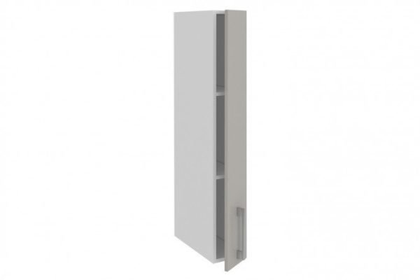 Front for Amika cabinet 14.6x95.6 cm, pearl gray glossy color