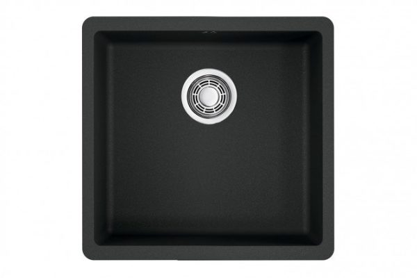 Inset sink OMOIKIRI Kata 44-U-BL 4993403, black 44x42x20 cm