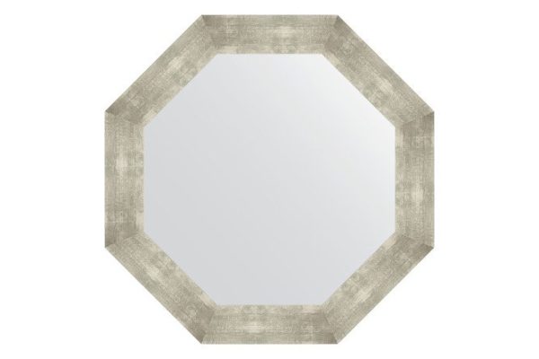 Wall mirror in a baguette frame EVOFORM Octagon BY 3813, aluminum 76.6x76.6 cm