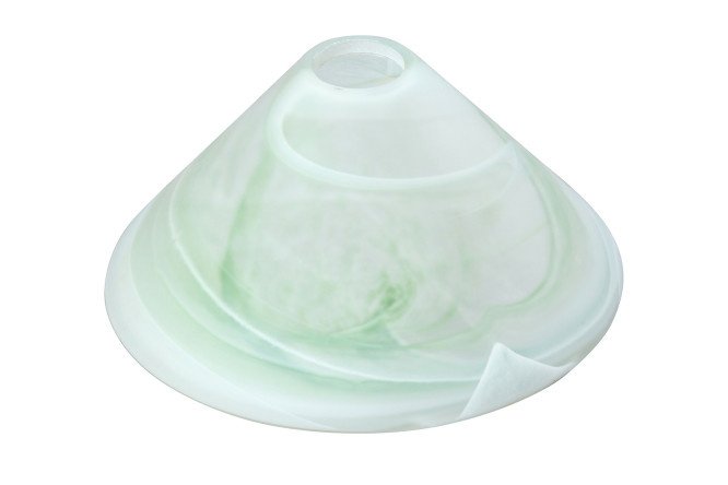 Lamp Cono Alabastro Verde E14, Glass