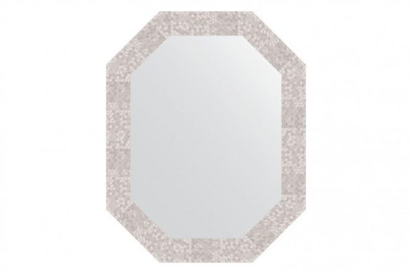 Wall mirror in a baguette frame EVOFORM Polygon BY 7098, aluminum honeycomb 57x72 cm