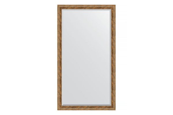 Floor mirror with bevel in a baguette frame EVOFORM BY 6154 vignette antique bronze 110x200 cm