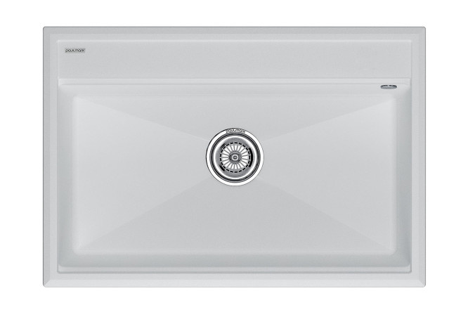 Built-in sink PAULMARK Stepia 750 PM117551-WH 75x51x19 cm