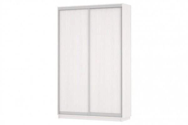 Sliding wardrobe 2-door Slide 140x240x60 cm, light ash Anchor