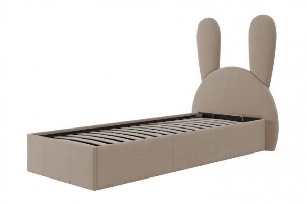 Bed with lifting mechanism Bunny 120x200 cm color beige